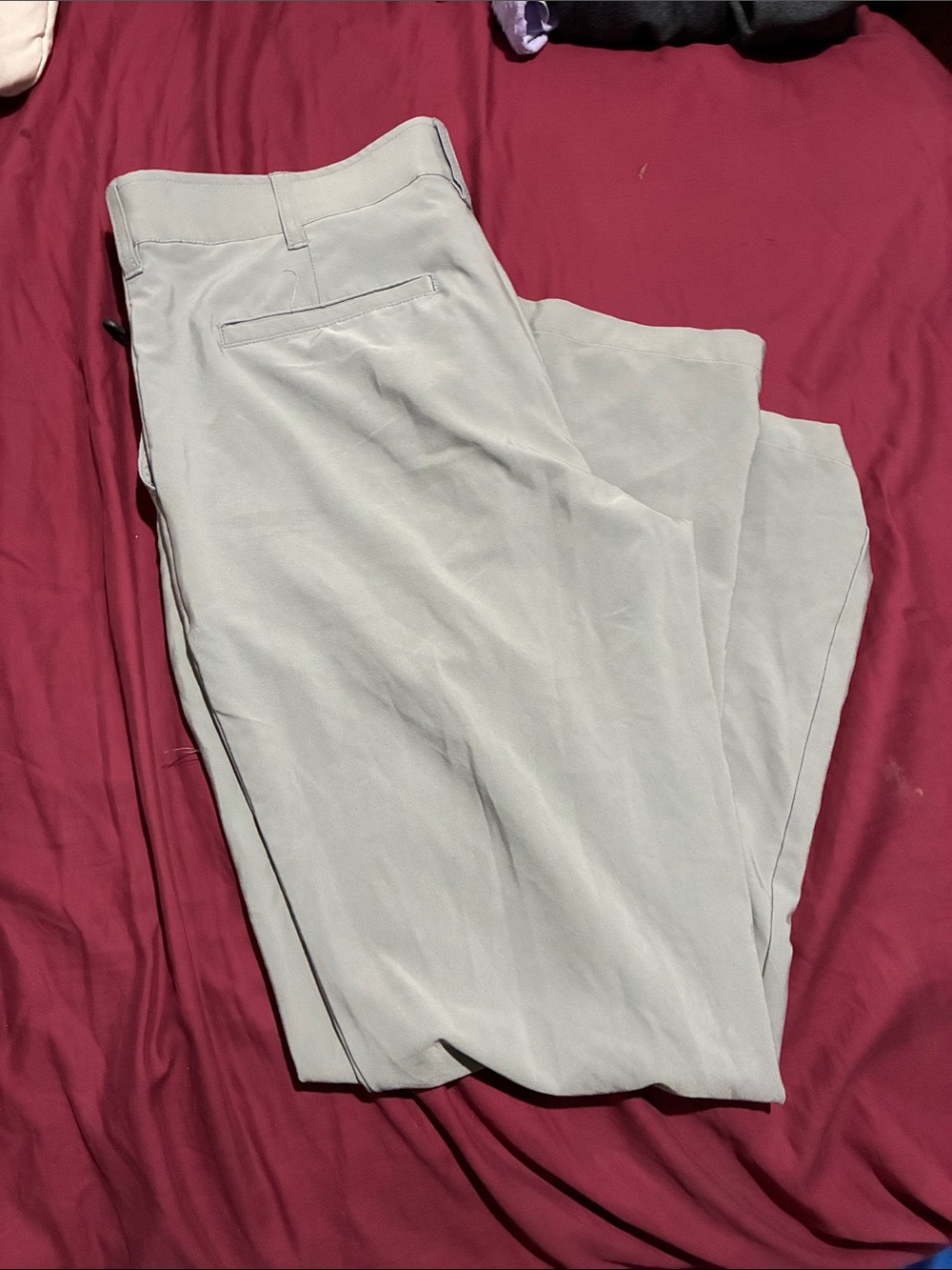 Bad Birdie Light Gray Chinos - Slim Straight Fit